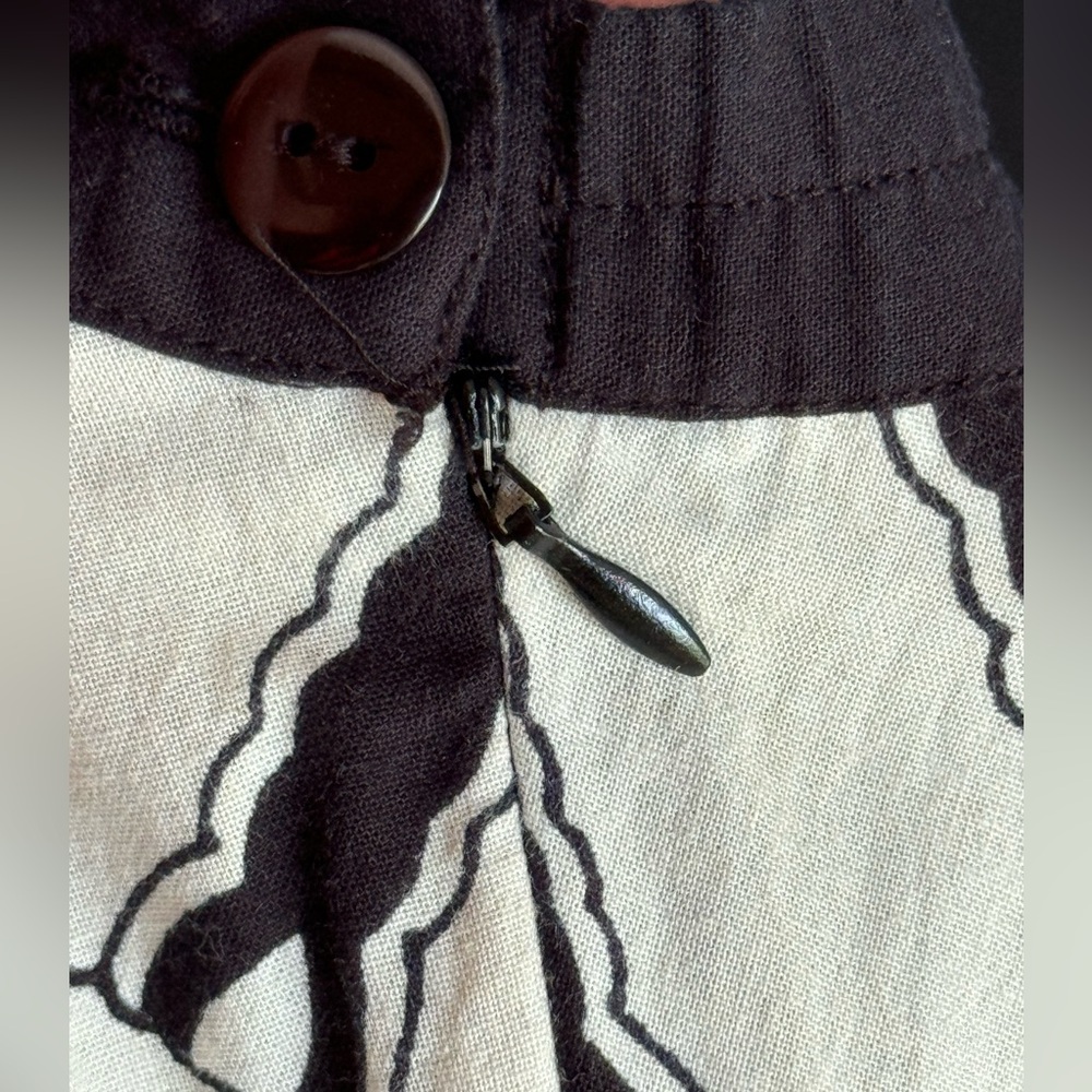 2/$15💥 Vintage KAKTUS Boho Gold & Silver Sequin Skirt Cream Black Sz M - Picture 9 of 12